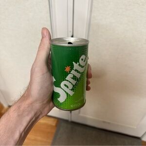 Vintage Soda Can Sprite Pull Tab 70s